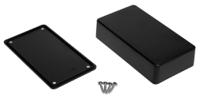 192-0795 RS PRO Black ABS Enclosure, IP54, IK06, 109 x 59.5 x 28mm