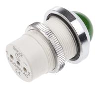 smqd22738 Signal Construct Green Panel Mount Indicator, 230V, 22mm Mounting Hole Size