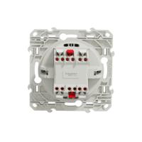 s525214 Schneider Electric White Rocker Switch, 2 Way, 1 Gang, Odace
