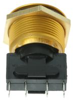 76-95134044go ITW Switches 76-95 Series Push Button Switch, Momentary, Panel Mount, 19.2mm Cutout, SPDT, 250V ac, IP67