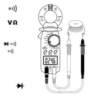 296-536 RS PRO Clamp Meters, 400A dc, Max Current 400A ac CAT III 600V With UKAS Calibration