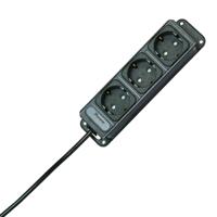 127015013 Kopp 1m 3 Socket Extension Lead, 250 V