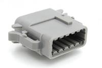atm06-12sa Amphenol Industrial, ATM Automotive Connector Plug Grey Cable Mount 12 Way, Crimp Termination ATM06-12SA