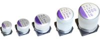 25svpf27mx Panasonic 27μF Surface Mount Polymer Capacitor, 25V dc