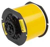 b30c-3000-7569-yl Brady B-7569 Vinyl Yellow Label Roll, 75mm Width, 1 Roll Qty