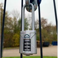 vulcan-combi-50-25 Squire Padlock Weatherproof Boron Alloy, Steel Padlock, 8mm Shackle, 50mm Body