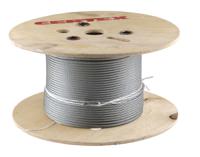 197-0124 RS PRO Galvanised Metal Wire Rope, 75m