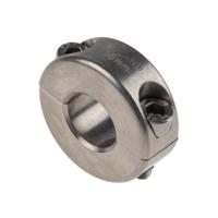 msp-15-ss Ruland Shaft Collar, Two Piece, Clamp Screw, Bore 15mm, OD 34mm, W 13mm, Stainless Steel