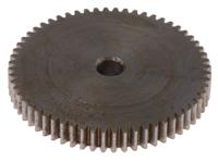 878-7847 RS PRO Steel 60 Teeth Spur Gear, 0.5 Module, 4mm Bore Diam, 30mm Pitch Diam, 10mm Hub Diam