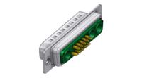dts13w3pz2 Deltron Connectors DTS 10 Way Horizontal D-sub Connector Plug