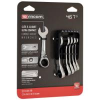 467bsjp6pb Facom 467BS Series 6-Piece Spanner Set, 8 → 14 mm