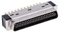 10150-3000pe 3M Male 50 Pin Straight Cable Mount SCSI Connector 2.54mm Pitch, Solder