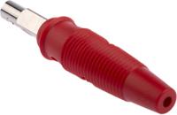 930058101 Hirschmann Test & Measurement Red Male Banana Plug, 4 mm Connector, Screw Termination, 16A, 60V dc, Nickel Plating
