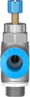 grla-18-qs-8-rs-d Festo GRLA Series Tube Exhaust Valve, 8mm Tube Inlet Port x G 1/8 Outlet Port, 534337