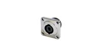 nlt4mpxx Neutrik NLT4MPXX Panel Mount Loudspeaker Connector Plug, 4 Way, 30A, Tab Termination