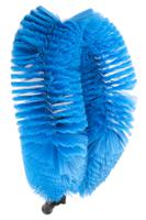 53713 Vikan Soft Bristle Blue Scrubbing Brush, 55mm bristle length, Polyester bristle material