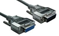 236-9142 RS PRO Male 15 Pin D-sub to Female 15 Pin D-sub Serial Cable, 1m