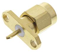 r125483000w Radiall, Plug Panel Mount SMA Connector, 50Ω, Solder Termination, Straight Body