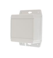1555lf42gy Hammond 1555F Series Grey ABS Enclosure, IP66, IP68, Flanged, Grey Lid, 105 x 105 x 62mm