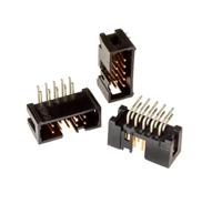 n2510-5002rb 3M 2500 Series Right Angle Through Hole PCB Header, 10 Contact(s), 2.54 mm Pitch, 2 Row, Shrouded