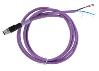 1507421 Phoenix Contact Control Cable, 5 Cores, 2 x 0.25 mm² 24 AWG, Screened, 2 m, Red Polyethylene Sheath
