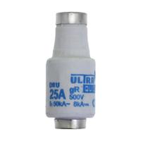25d27r-fuse-d2-25a-f-gr-500vac-e27 Eaton 25A Bottle Fuse, 500V ac
