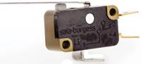 xgg2-88-j27z1 Saia-Burgess Leaf Lever Micro Switch, Tab Terminal, 16 A @ 250 V ac, SPDT, IP40