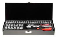 623-6390 RS PRO 39-Piece Metric 1/4 in Standard Socket/Bit Set with Ratchet
