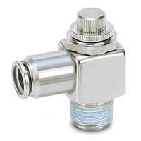 asg420f-02-06s SMC ASG Series Threaded Pneumatic Silencer & Exhaust Restrictor Function Fitting, R 1/4 Inlet Port, 6mm Tube Inlet