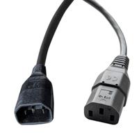 558-971 RS PRO Straight IEC C13 Socket to Straight IEC C14 Power Cord, 5m
