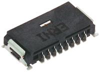 234450-234450-e ERNI MiniBridge Series Right Angle Surface PCB Header, 3 Contact(s), 1.27 mm Pitch, 1 Row, Shrouded