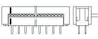 3-216093-4 TE Connectivity 34-Way IDC Connector Plug for Cable Mount, 2-Row