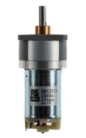 901-3311 RS PRO Brushed Geared DC Geared Motor, 24 V dc, 30 Ncm, 47 rpm, 6mm Shaft Diameter