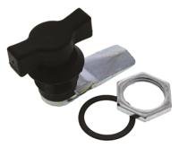 348-7135 Steinbach & Vollman Black Polyamide Locking Handle, T-Handle