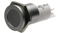 q22f1gzzryg12e APEM Q22 Series Green, Red, Yellow Panel Mount Indicator, 12V dc, 22mm Mounting Hole Size, Faston, Solder Lug