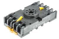 8pfa1 Omron 8 Pin 230V ac DIN Rail Relay Socket, for use with G4Q Series