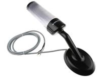 69530055 Werma Kompakt Series Clear Buzzer Signal Tower, 3 Lights, 24 V dc, Wall Mount