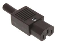 px0597 Bulgin C15 Cable Mount IEC Connector Socket, 10A, 250 V