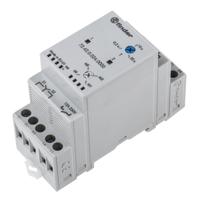 724200240000 Finder Monitoring Relay, 1 Phase, DPST, DIN Rail