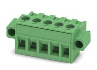 1805330 Phoenix Contact, 5.08mm Pitch, MSTBT 2.5/ 5-STF-5.08, 5 Way, Pluggable Terminal Block, Plug, Screw Termination,