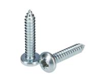 287-4103 RS PRO Bright Zinc Plated Steel Pan Head Self Tapping Screw, N°14 x 1.1/4in Long 32mm Long