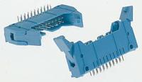 2-5499206-8 TE Connectivity AMP-LATCH Series Straight Through Hole PCB Header, 34 Contact(s), 2.54 mm Pitch, 2 Row, Shrouded