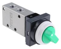 vm430-01-34g SMC Twist Selector 3/2 Pneumatic Manual Control Valve VM400 Series, Rc 1/8, 1/8in, III B