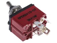 3641nf2 APEM Toggle Switch, Panel Mount, On-Off, DPST, Tab Terminal, 28V dc