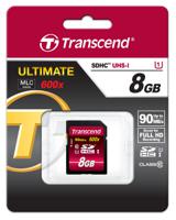 ts8gsdhc10u1 Transcend 8 GB SDHC SD Card, Class 10, UHS-1 U1