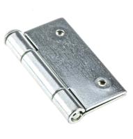 50-7-3582 Pinet Steel Butt Hinge, Screw Fixing, 60mm x 60mm x 2mm