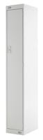 521-493 RS PRO 1 Door Steel Grey Industrial Locker, 1800 mm x 300 mm x 300mm