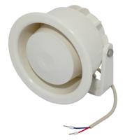 dk-133-100-v Visaton DK 133 4W White Horn Speaker, 500 → 4400 Hz, IP67