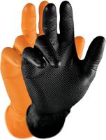 246bk-taille-m-50 PIP Grippaz Black Powder-Free Nitrile Disposable Gloves, Size M