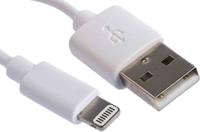 182-8907 RS PRO USB 2.0, Male USB A to Male Lightning, 1m